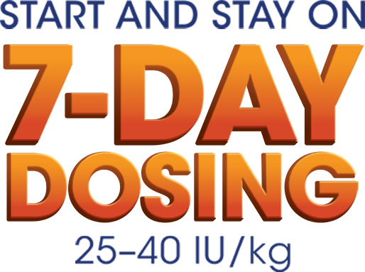 7 day dosing